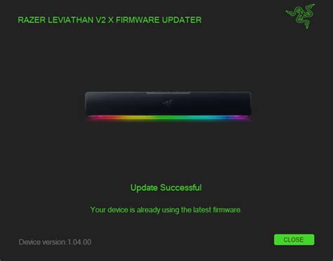 Razer Leviathan V2 X Firmware Updater | RZ05-04280