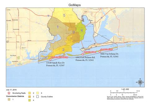 Map Of Escambia County Florida | Free Printable Maps