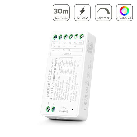 MiBoxer RGB RGBW RGB CCT LED Controller 3 In 1 5 Kanal 12 24V LED