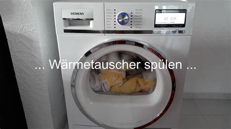 Siemens Iq Trocknen W Rmepumpentrockner Youtube