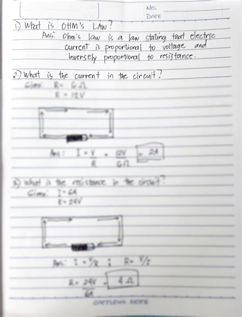 Solution Ohms Law Studypool