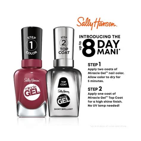 Sally Hansen Miracle Gel Neon Violet Voltage Nail Color Fl