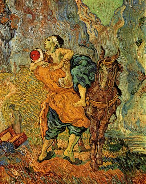 The Good Samaritan, after Delacroix, 1890 - Vincent van Gogh - WikiArt.org