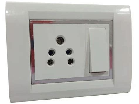 20a Single Plug Modular Switch Socket Combination Plastic At Rs 130 In Kolkata