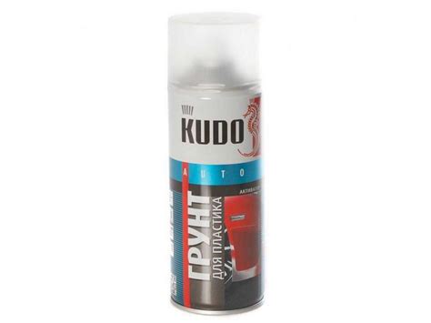 Грунт для пластика прозрачный активатор адгезии KUDO 520 мл купить в ...