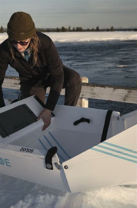 With An Innovative Origami Design This Portable Canoe Has A