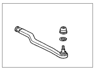 53560 SM4 003 Genuine Honda End Driver Side Tie Rod Musashi