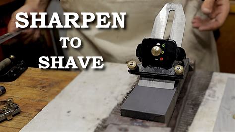 How To Sharpen A Hand Plane Blade Youtube