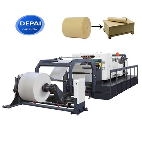 Duplex Paperboard Cardboard Paper Roll To Sheet Sheeting Machine