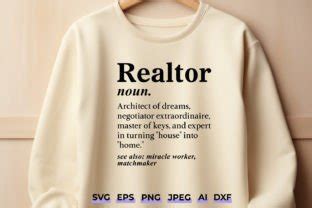 Realtor Definition SVG Funny Real Estate Graphic By Juiceboxy