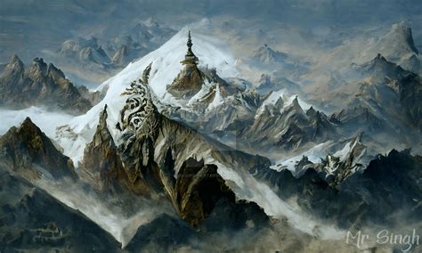 Himalayan Temple by Mr-Singh-Art on DeviantArt