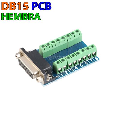 Adaptador Conector Sub D Db Hembra Socket Con Terminales Tornillo