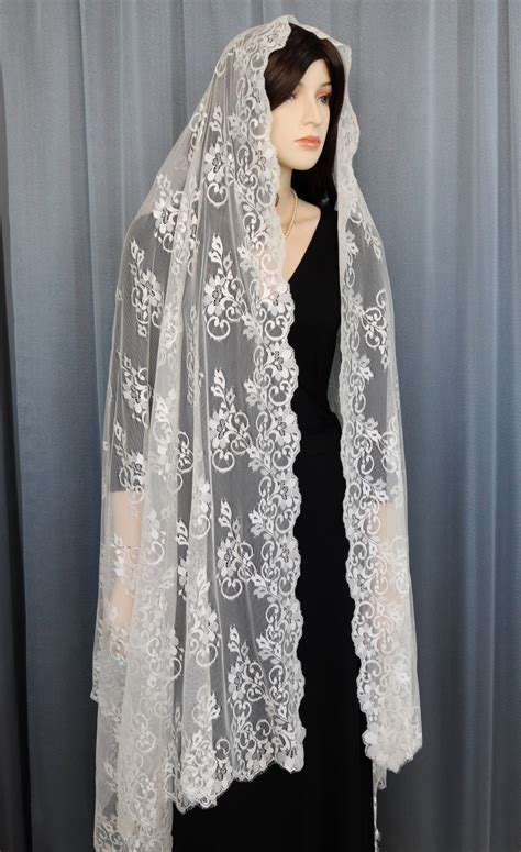 Mantilla Wedding Veil Mantilla Veil Hand Made In Spain