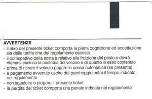 Transport Ticket Parcheggio La Ferrovia Parcheggio La Ferrovia