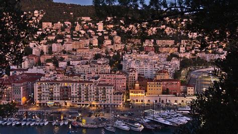 Beautiful View Of Marina Port Lympia In The East Of Nice France At The