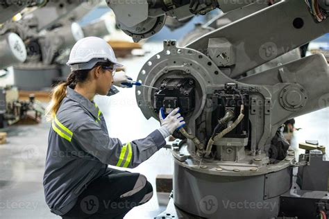 Robotic technicians tighten and loosen components with screwdriver and