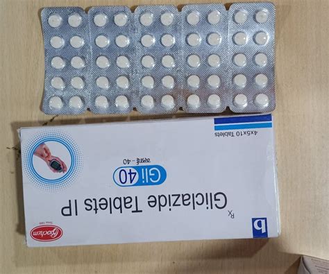 40mg Gli Gliclazide Tablets Ip At Rs 124box Pharmaceutical Tablets