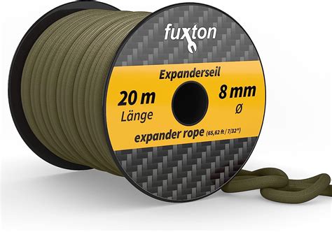 Fuxton Gummiseil Mm M Olive Elastisch Expanderseil Gummiband