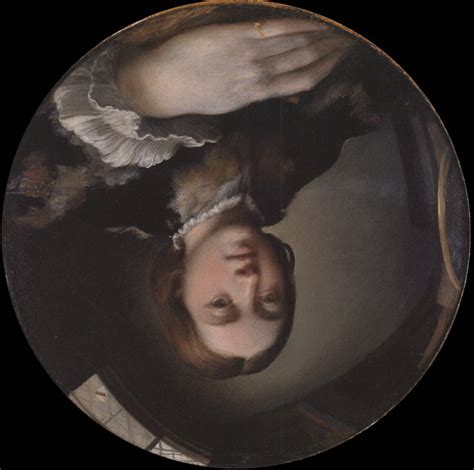 Parmigianino, Self portrait in a convex mirror (1523–4), 24.4 cm ...