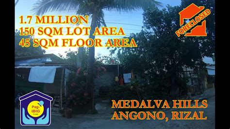 Foreclosed Pagibig Property Medalva Hills Angono Rizal YouTube