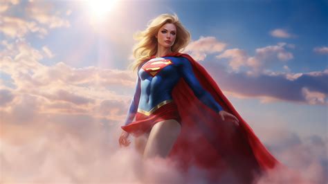 Supergirl Flying High Wallpaperhd Superheroes Wallpapers4k Wallpapers
