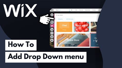 How To Add Drop Down Menu In Wix Youtube