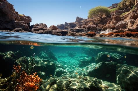 Premium Ai Image Snorkeling In The Incredible Coral Beach Eliat