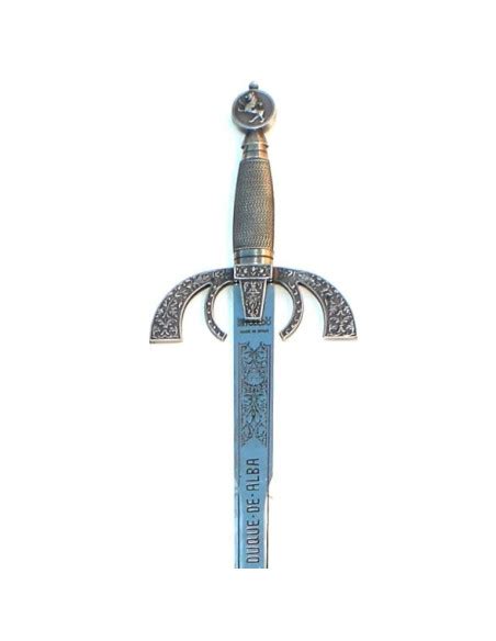 Espada Duque De Alba Plateada ⚔️ Tienda Medieval