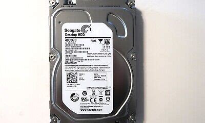 Seagate ST4000DM000 1F2168-501 CC54 (S301) Su Chine 4.0TB 3.5 " SATA ...