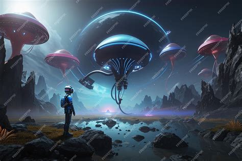 Premium Photo Vr Alien Encounter
