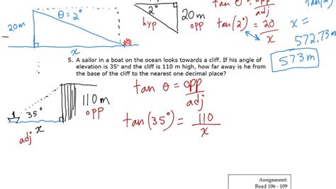 Applying The Trig Ratios Youtube