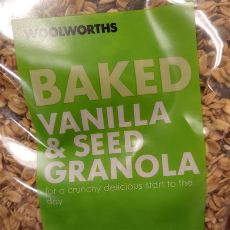 Woolworths Food Baked Vanilla And Seed Granola Reviews Abillion