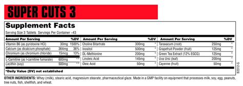 Universal Nutrition Super Cuts Tabletten Us Version Online