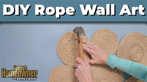 Diy Rope Wall Art Youtube