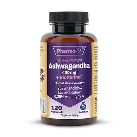 Ashwagandha 400 Mg Bioperine 120 Kapsułek Pharmovit Sklep Empikcom