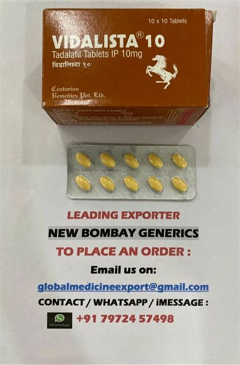 Vidalista Mg Tablets At Rs Stripe Tadalafil Tablets In Nagpur