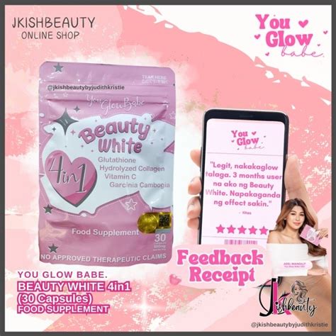 You Glow Babe Beauty White 4in1 30 Capsules Shopee Philippines