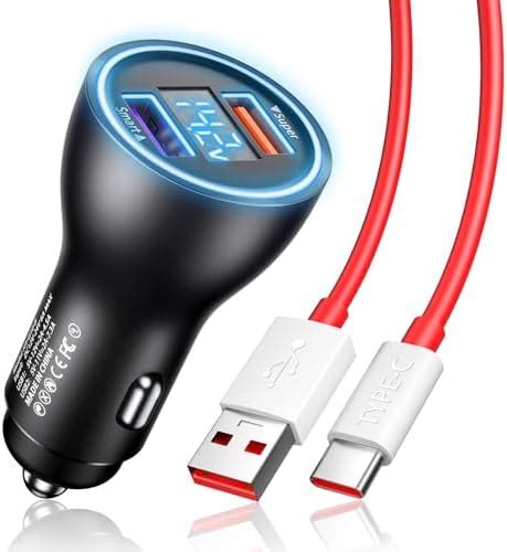 Askubsku Car Charger 80W For Oneplus 11 10 Pro Supervooc Car Charger