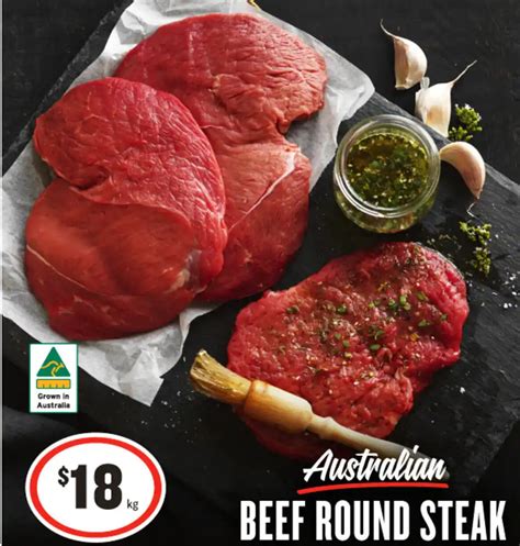 Beef Round Steak Offer At Iga