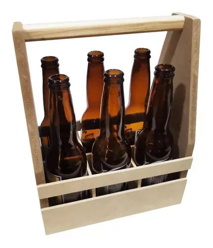 Porta Cervezas Six Pack De Madera Personalizable Para Regalo MercadoLibre