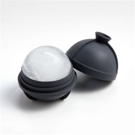 Sphere Ice Molds, Set of 2 + Reviews | Crate & Barrel