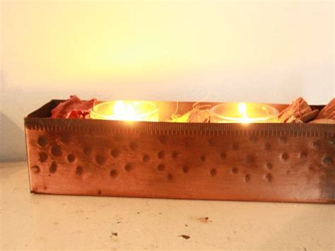 Vintage Copper Candle Holder Copper Planter Rustic Candle Etsy