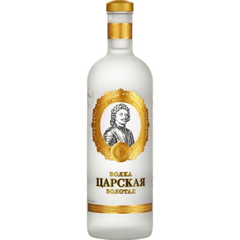 Купить Водка Царская Золотая, 1 л в Москве, цена 1085.60 ₽ Водка ...