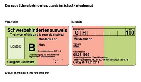 Neu Schwerbehindertenausweis Im Scheckkarten Format Sozialverband