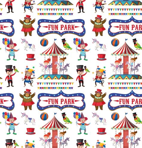 Premium Vector | Circus theme