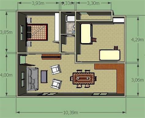 Plano De Casa Sencilla De M