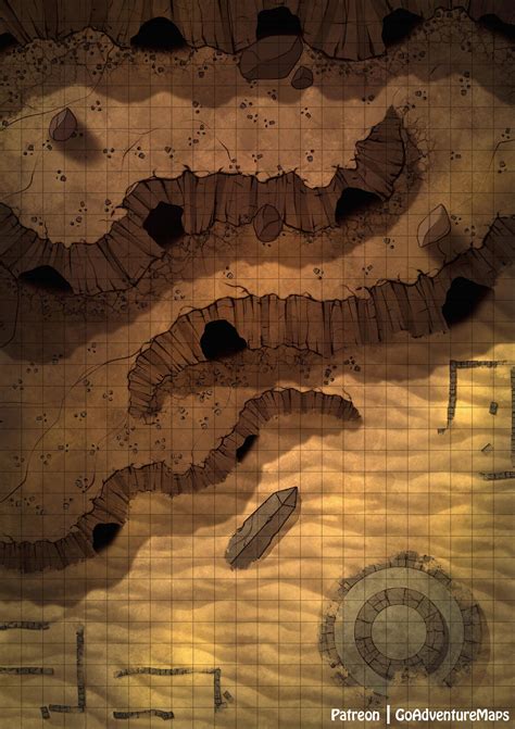 Caves in the Desert [24x34] : r/DarkSun