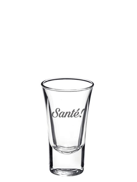 Verre à shooter Santé Aquavin AV Gravure