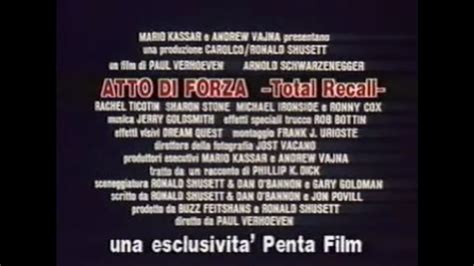 ATTO D FORZA Total Recall 1990 Avi MP3 WEBDLRIP ITA Video Dailymotion