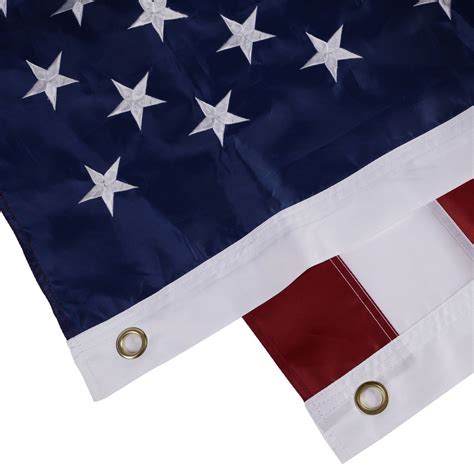 5′ x 8′ US American Embroidered Flag – By Choice Products